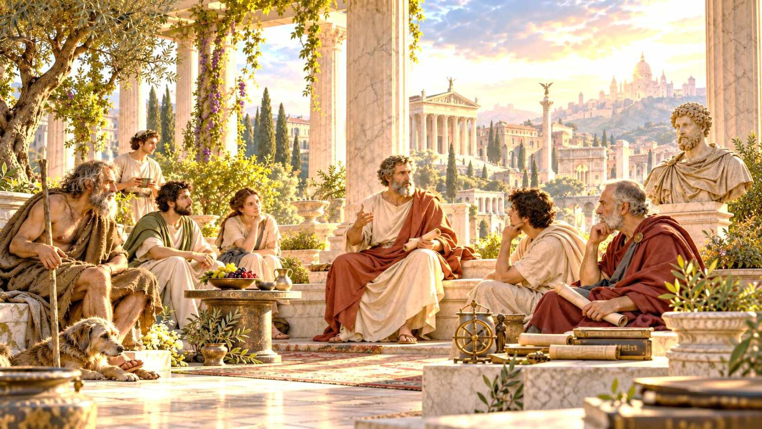 Filosofía antigua II: escuelas helenísticas, Roma y la transformación del pensamiento clásico.