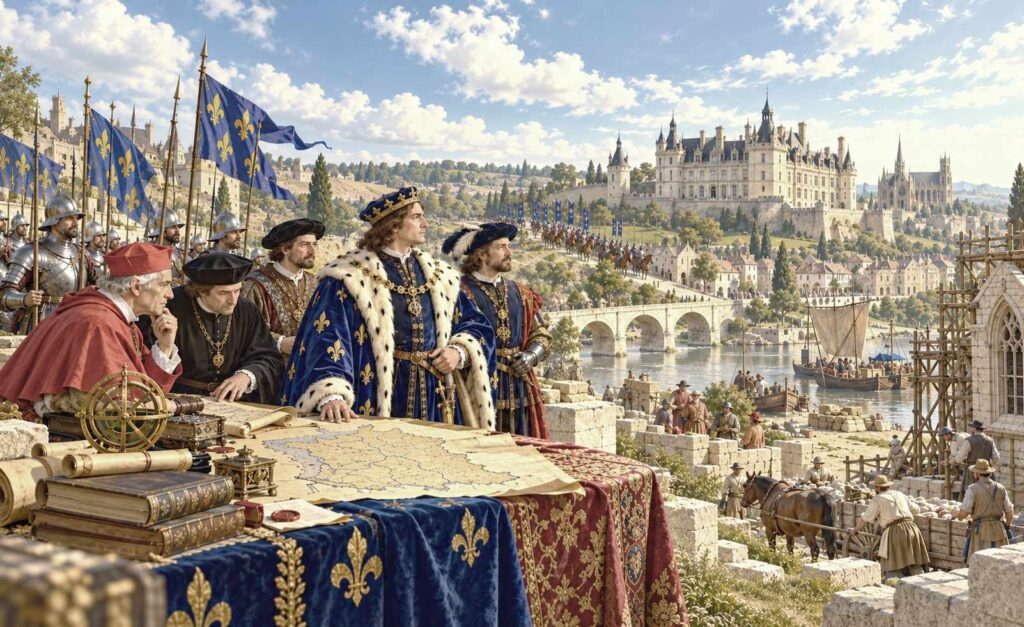 Francia moderna I: reconstrucción monárquica y Renacimiento.