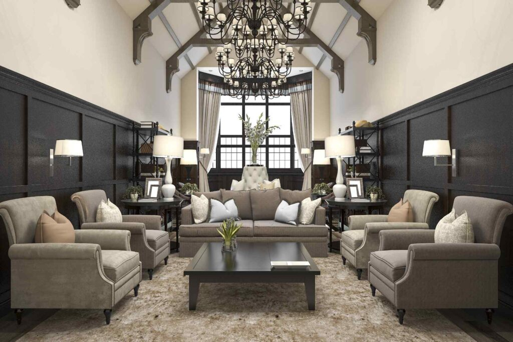 Arquitectura interior y majestuosidad doméstica